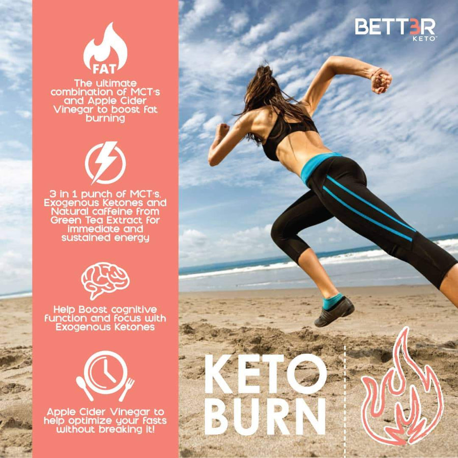 Keto Burn BHB Salts with MCT Oil and ACV - Keto Diet Done Better