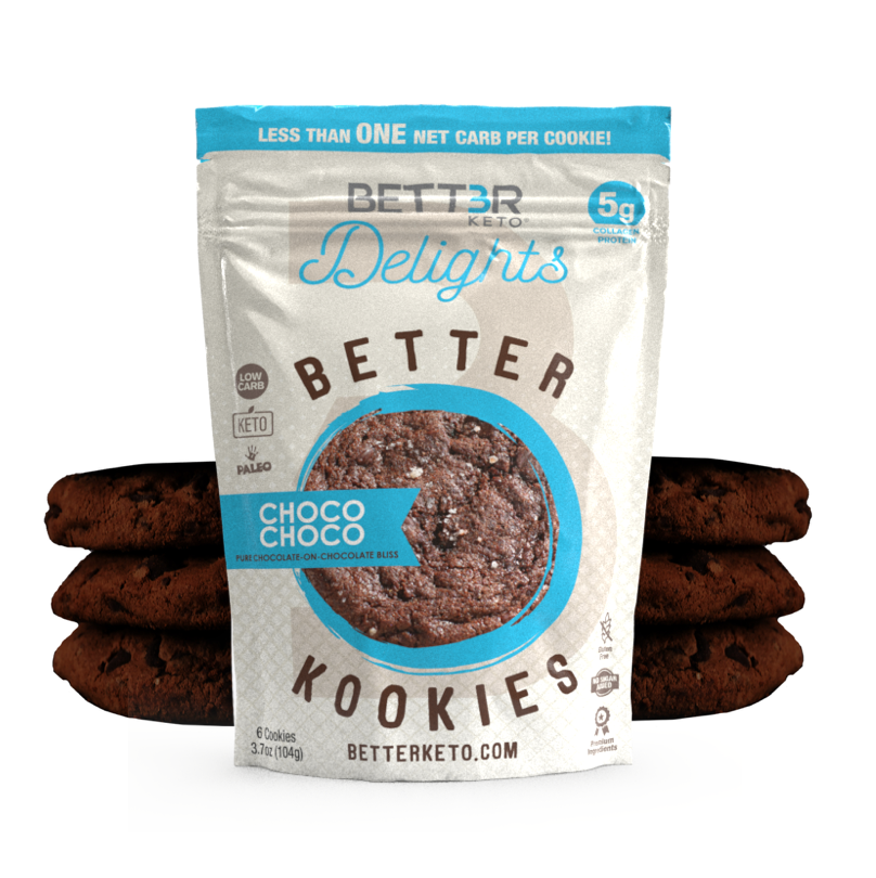 Double Chocolate Chip Keto Cookies - Choco Choco - Keto Diet Done Better