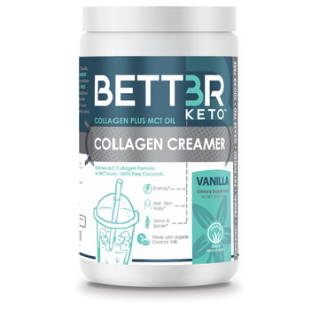 Vanilla Keto Collagen Creamer with MCT Oil - Keto Diet Done Better